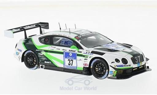 Modelauto Bentley Continental course GT3 No.37 Team ABT 24h N&Atilde;&frac14;rburgring 2016 C.J&Atilde;&para;ns/S.Kane/M.Holzer/C.Br&Atilde;&frac14;ck 1/43 Spark