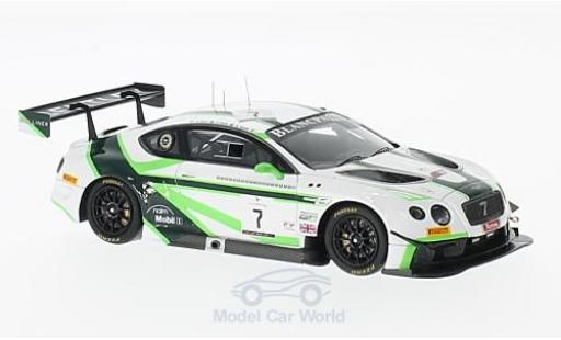 Modelauto Bentley Continental course GT3 RHD No.7 Team M-Sport 24h Spa 2016 G.Smith/V.Abril/S.Kane 1/43 Spark