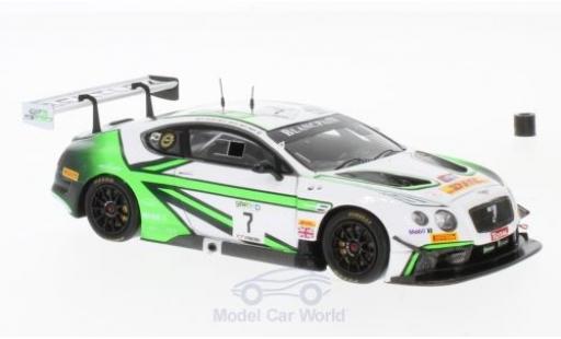 Modelauto Bentley Continental course GT3 RHD No.7 Team M-Sport 24h Spa 2017 G.Smith/O.Jarvis/S.Kane 1/43 Spark