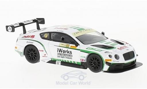 Modelauto Bentley Continental course GT3 RHD No.88 Team Absolute GP Macau 2015 K.Sawa 1/64 Spark
