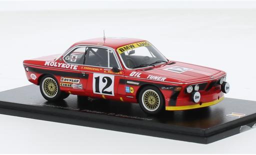 Modelauto Bmw 3.0 CSi No.12 24h Spa 1974 1/43 Spark