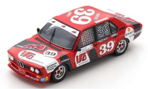 Modelauto Bmw 530 course i (E12) No.39 JMS Racing Team 24h Spa Francorchamps 1980 C.Ballot-Lena/J-C.Andruet/J-M.Smadja 1/43 Spark