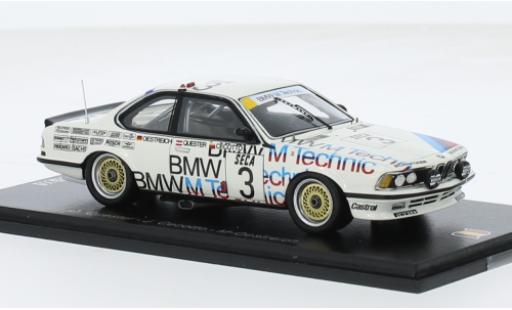 Modelauto Bmw 635 CSi No.3 24h Spa 1985 1/43 Spark