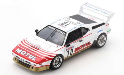 Modelauto Bmw M1 1982 No.10 Equipe France Motul Tour de Corse B.Darniche/A.Mahe 1/43 Spark