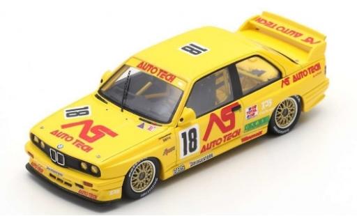 Modelauto Bmw M3 course (E30) Evo No.18 Macau Guia Race 1991 R.Ratzenberger 1/43 Spark