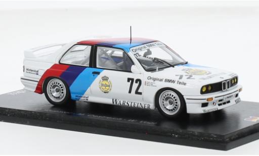 Modelauto Bmw M3 course (E30) No.72 24h N&Atilde;&frac14;rburgring 1987 1/43 Spark