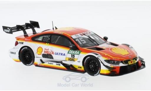 Modelauto Bmw M4 dtm No.15 Team RMG S Hockenheim 2017 A.Farfus 1/43 Spark