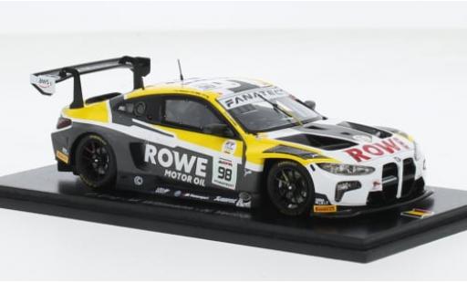 Modelauto Bmw M4 gt3 No.98 ROWE Racing 24h Spa 2023 1/43 Spark