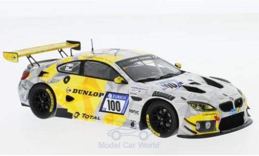 Modelauto Bmw M6 GT3 No.100 Walkenhorst Motorsport 24h N&Atilde;&frac14;rburgring 2017 C.Krognes/M.Di Martino/M.Henkola/N.Menzel 1/43 Spark