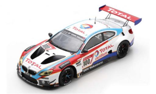 Modelauto Bmw M6 GT3 No.100 Walkenhorst Motorsport Total 24h N&Atilde;&frac14;rburgring 2020 H.Walkenhorst/A.Ziegler/F.von Bohlen/M.von Bohlen 1/43 Spark