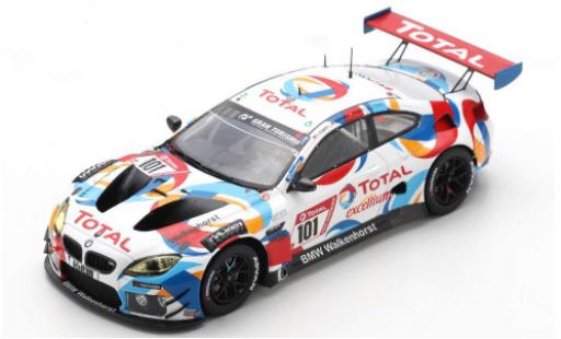 Modelauto Bmw M6 GT3 No.101 Walkenhorst Motorsports Total 24h N&Atilde;&frac14;rburgring 2020 C.Krognes/D.Pittard/M.Jensen/J.Pepper 1/43 Spark
