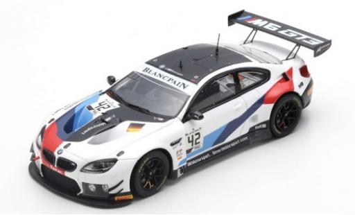 Modelauto Bmw M6 GT3 No.42 Team Schnitzer 24h Spa 2019 M.Tomczyk/J.Edwards/A.Farfus 1/43 Spark