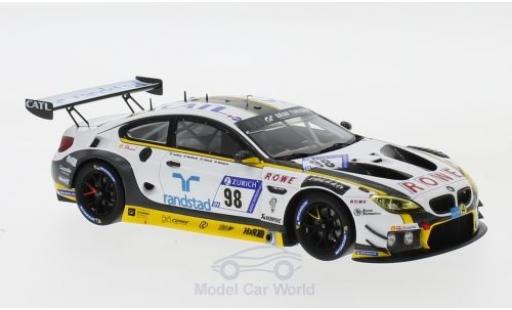 Modelauto Bmw M6 GT3 No.98 Rowe Racing 24h N&Atilde;&frac14;rburgring 2018 N.Catsburg/R.Westbrook/J.Edwards/T.Blomqvist 1/43 Spark