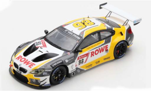 Modelauto Bmw M6 GT3 No.98 Rowe Racing ROWE 24h N&Atilde;&frac14;rburgring 2020 M.Wittmann/T.Blomqvist/P.Eng 1/43 Spark