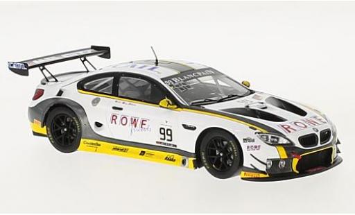 Modelauto Bmw M6 GT3 No.99 Rowe Racing 24h Spa 2016 A.Sims/P.Eng/M.Martin 1/43 Spark