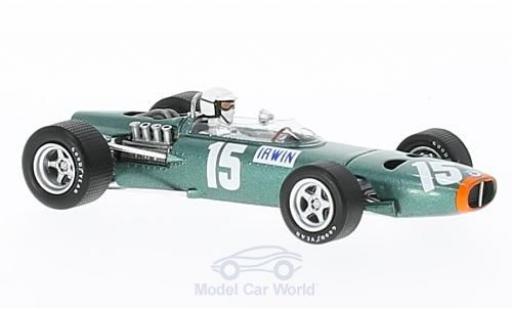 Modelauto Brm P261 1967 No.15 formule 1 GP Gro&Atilde;�britannien C.Irwin 1/43 Spark