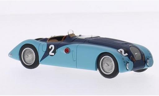 Modelauto Bugatti 57 G (course) Type RHD No.2 24h Le Mans 1937 J-P.Wimille/R.Benoist 1/43 Spark