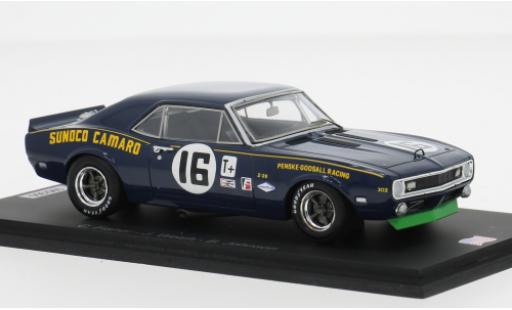 Modelauto Chevrolet Camaro course 12h Sebring 1968 #16 1/43 Spark