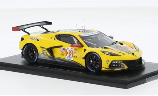Modelauto Chevrolet Corvette Racing (.R) C8.R No.33 24h Le Mans 2023 1/43 Spark