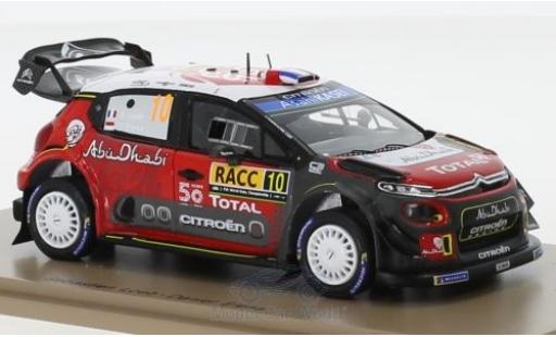 Modelauto Citroen C3 WRC No.10 Rally WM Rally Catalunya 2018 S.Loeb/D.Elena 1/43 Spark