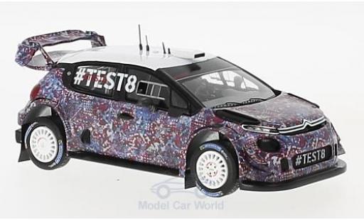 Modelauto Citroen C3 WRC 2017 Test Car 1/43 Spark