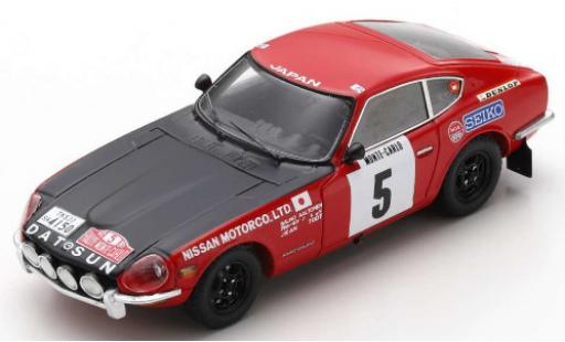 Modelauto Datsun 240Z course No.5 Rally Monte Carlo 1972 R.Aaltonen/J.Todt 1/43 Spark