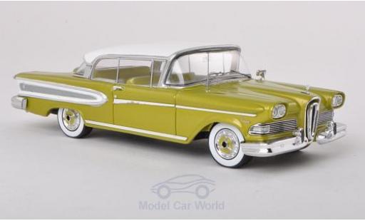 Modelauto Edsel Citation Coupe 2-Door Hardtop metallic groen/wit 1958 1/43 Spark