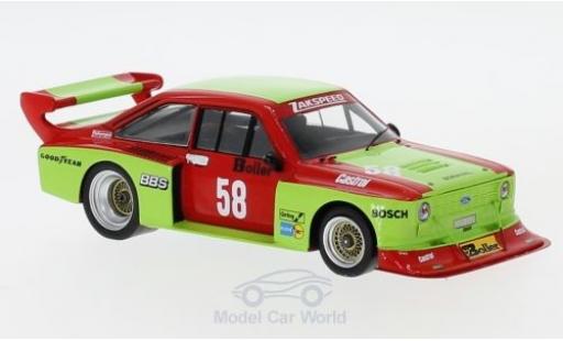 Modelauto Ford Escort Rally Turbo No.58 DRM Zolder Westfalen W.Boller 1/43 Spark