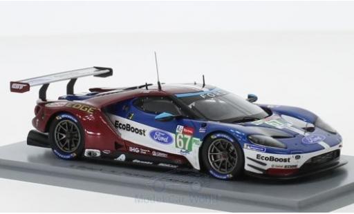 Modelauto Ford GT GTE No.67 Chip Ganassi Team UK 24h Le Mans 2018 H.Tincknell/A.Priaulx/T.Kanaan 1/43 Spark