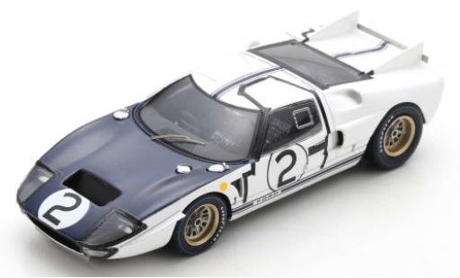 Modelauto Ford GT40 Mk II MKII RHD No.2 24h Le Mans 1965 P.Hill/C.Amon 1/43 Spark