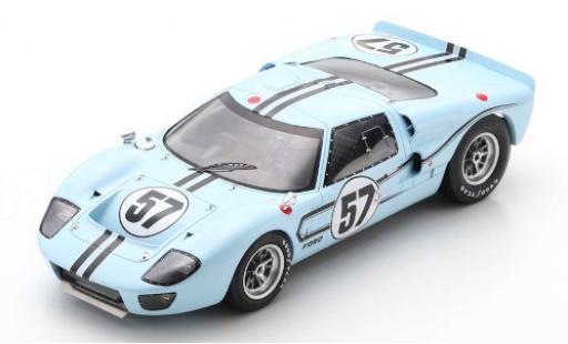 Modelauto Ford GT40 Mk II MkIIB RHD No.57 Shelby-American Inc. 24h Le Mans 1967 R.Bucknum/P.Hawkins 1/18 Spark