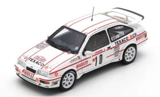 Modelauto Ford Sierra Cosworth RS No.10 Texaco Rally Monte Carlo 1987 K.groendel/T.Harryman 1/43 Spark