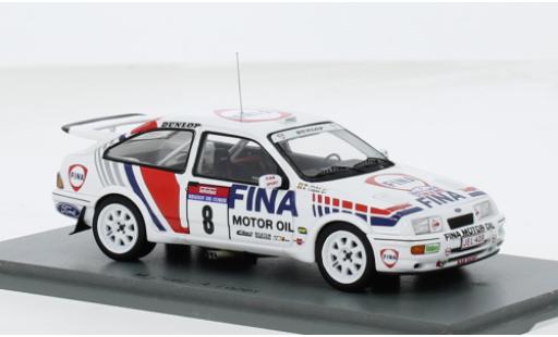 Modelauto Ford Sierra Cosworth RS No.8 Fina Rally WM Tour de Corse 1990 1/43 Spark