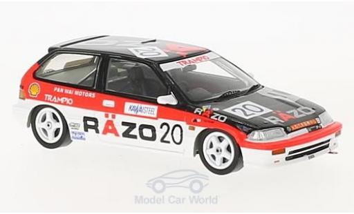 Modelauto Honda Civic Course EF3 RHD No.20 Macau Guia Race 1989 T. Tsutsumi 1/43 Spark