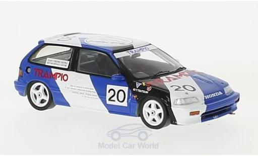 Modelauto Honda Civic Course EF3 RHD No.20 Macau Guia Race 1990 T. Tsutsumi 1/43 Spark