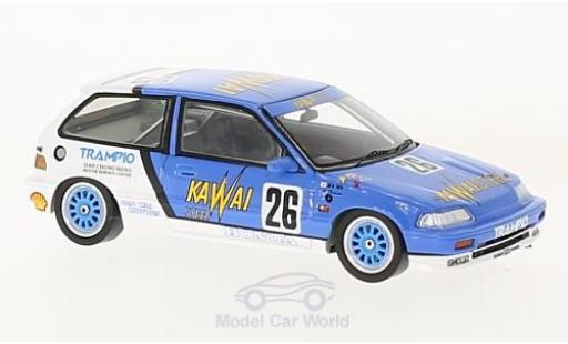 Modelauto Honda Civic Course EF3 RHD No.26 Kawaisteel Macau Guia Race 1989 K.Shimizu 1/43 Spark