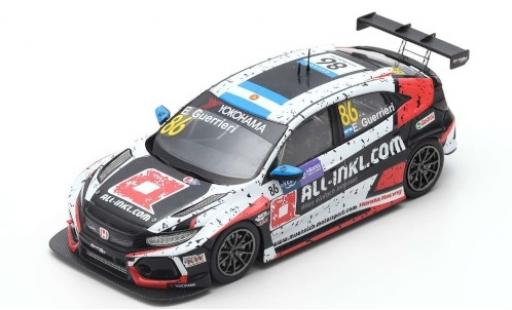 Modelauto Honda Civic Type R TCR No.86 WTCR Macau Guia Race 2018 E.Guerrieri 1/43 Spark