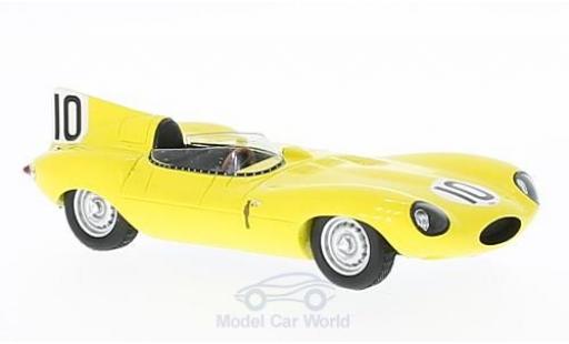 Modelauto Jaguar D-Type Course RHD No.10 24h Le Mans 1955 J.Claes/J.Swaters 1/43 Spark