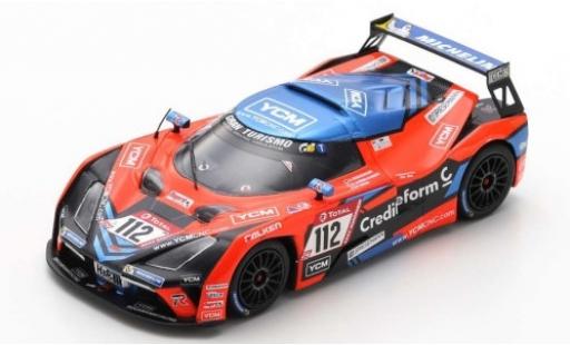 Modelauto KTM X-Bow GT4 KTM X-Bow No.112 Teichmann Racing GmbH 24h N&Atilde;&frac14;rburgring 2019 C.Bj&Atilde;&para;rn-Hansen/C.Dupr&Atilde;&copy;/G.Griesemann/R.Vatne 1/43 Spark