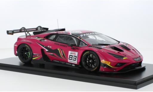 Modelauto Lamborghini Huracan GT3 EVO 2 2 No.83 Iron Dames 24h Spa 2023 1/18 Spark