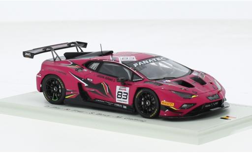 Modelauto Lamborghini Huracan GT3 EVO 2 2 No.83 Iron Dames 24h Spa 2023 1/43 Spark