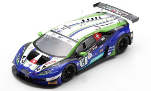 Modelauto Lamborghini Huracan GT3 Evo No.14 Emil Frey Racing 24h Spa 2020 N.Siedler/M.Grenier/R.Feller 1/18 Spark
