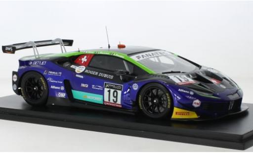 Modelauto Lamborghini Huracan GT3 Evo No.19 Emil Frey Racing 24h Spa 2022 1/18 Spark