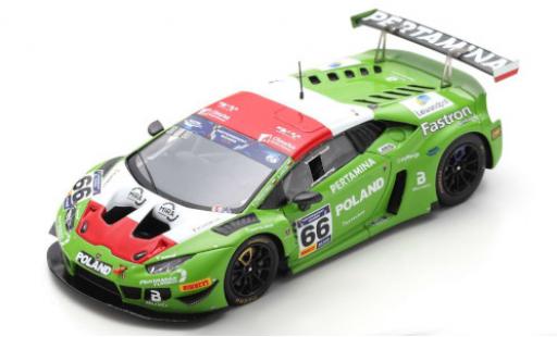 Modelauto Lamborghini Huracan GT3 Evo No.66 Team Poland FIA Motorsport Games GT Cup Vallelunga 2019 A.Lewandowski/A.Janosz 1/43 Spark