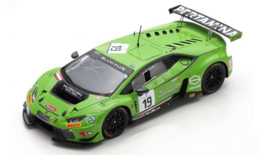 Modelauto Lamborghini Huracan GT3 No.19 GRT Grasser Racing Team 24h Spa 2016 A.Piccini/L.Stolz/M.Beretta 1/43 Spark