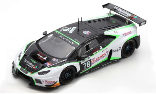 Modelauto Lamborghini Huracan GT3 No.78 Barwell Motorsport 24h Spa 2016 M.Attard/L.Machitski/M.Mapelli/T.Kimber-Smith 1/43 Spark