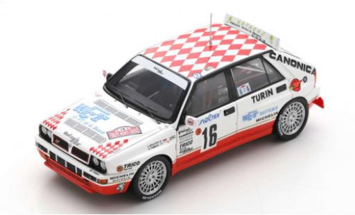 Modelauto Lancia Delta HF Integrale Evoluzione II EVO Gr.N No.16 Rally WM Rally Monte Carlo 1993 C.Spiliotis/H.Thibaud 1/43 Spark