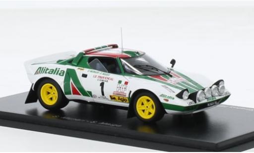 Modelauto Lancia Stratos HF No.1 Alitalia Rally WM Tour de Corse 1976 1/43 Spark