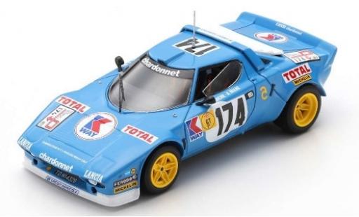 Modelauto Lancia Stratos HF No.174 Chardonnet KWay Tour de France Auto 1977 B.Darniche/A.Mahe 1/43 Spark