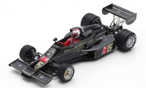 Modelauto Lotus 77 Base No.5 John Player Special formule 1 GP Japan 1976 M.Andretti 1/43 Spark